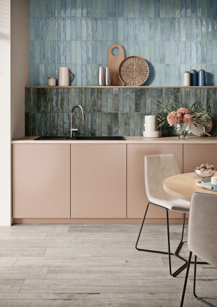 Kech Aqua brick 6,5x30 Cobalt Brick 6,5x30 Vermont Ash 20x120